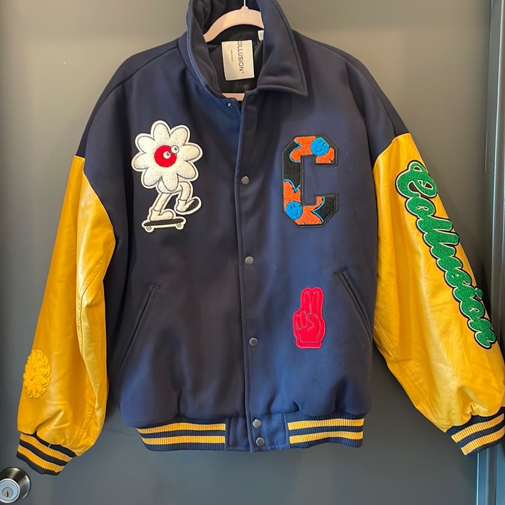 Collusion Oversized Varsity Jacket